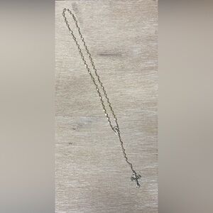 Antique MOP and Sterling Silver Rosary
